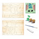 Maqueta madera para pintar Star Wars X Child
