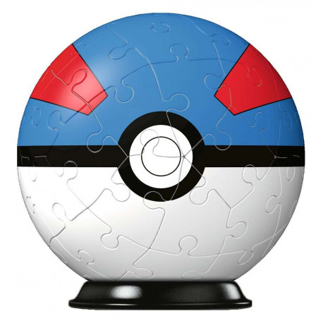 Pokémon Puzzle 3D Pokéballs: Super Ball (54 piezas)