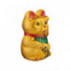 Maneki neko dorado Gato de la suerte