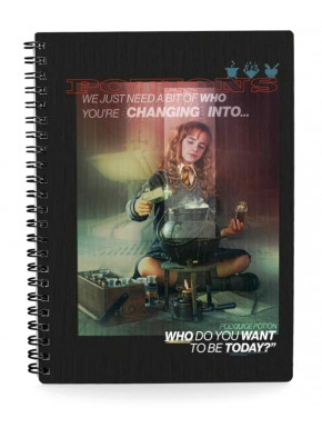 Libreta 3D de Hermione Pociones Harry Potter
