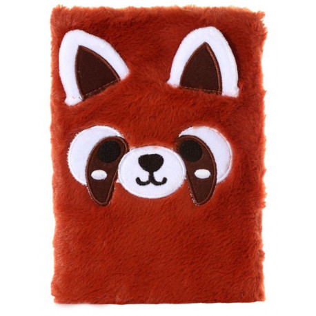 Libreta Panda Rojo Kawaii A5