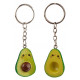 Set 2 llaveros Aguacates Kawaii