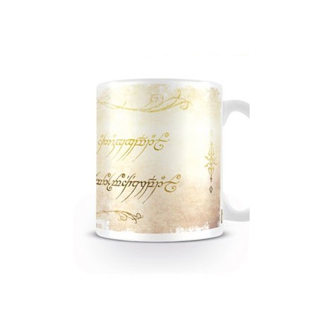 Taza inscripción del anillo El Señor de los Anillos