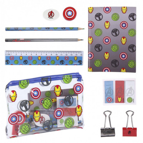 SET PAPELERÍA ESCOLAR AVENGERS