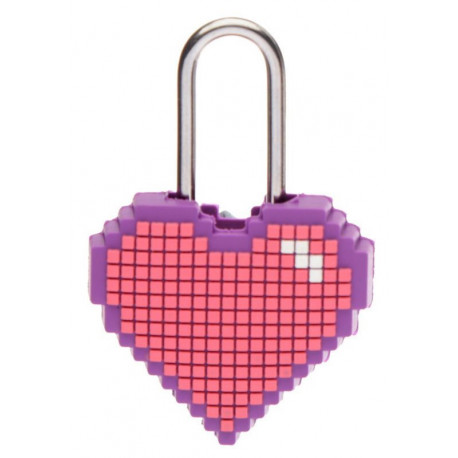 Candado Game over corazón pixelado