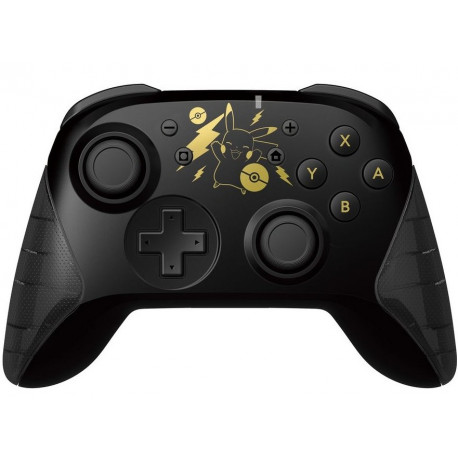 GAMEPAD HORI WIRELESS PIKACHU NEGRO
