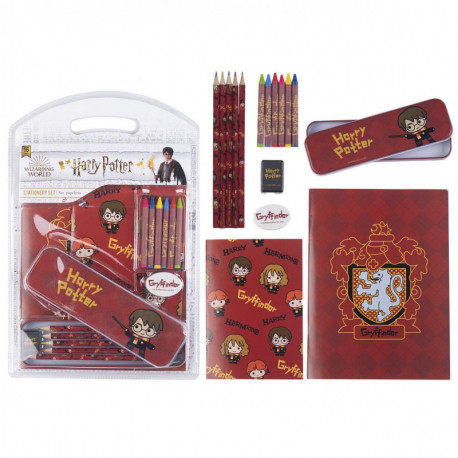 SET PAPELERÍA ESCOLAR HARRY POTTER GRYFFINDOR