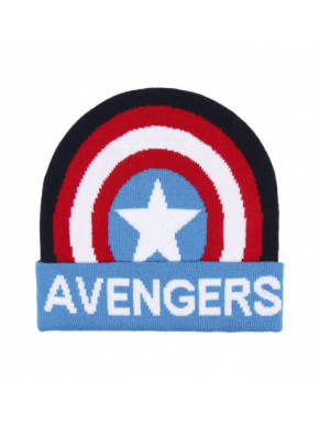GORRO CON APLICACIONES AVENGERS CAPITAN AMERICA