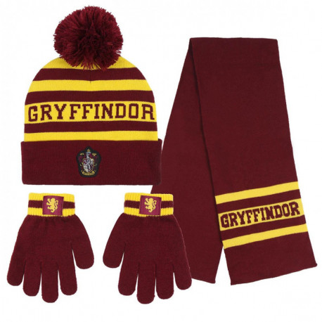 CONJUNTO 3 PIEZAS BUFANDA HARRY POTTER