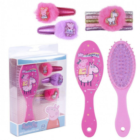 SET DE BELLEZA ACCESORIOS 8 PIEZAS PEPPA PIG