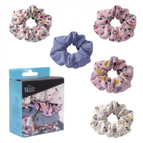 ACCESSOIRES POUR CHEVEUX MINNIE'S ATTACHE CHEVEUX EN TISSU 5 PIECES