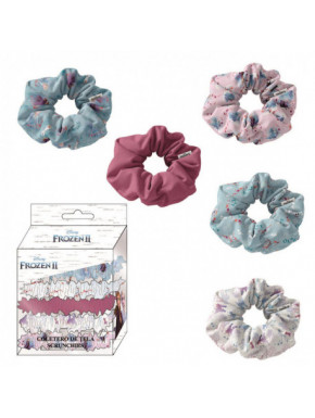 ACCESSOIRES CHEVEUX TISSU CHOUCHOU 5 PIECES FROZEN II