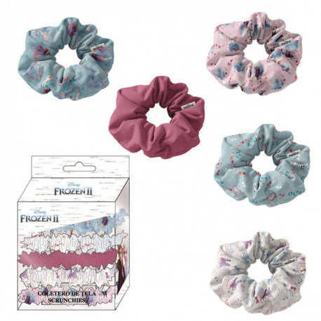 ACCESSOIRES CHEVEUX TISSU CHOUCHOU 5 PIECES FROZEN II