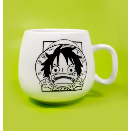 One Piece taza de té Luffy