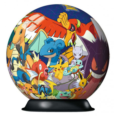 Pokémon Puzzle 3D Ball (72 piezas)