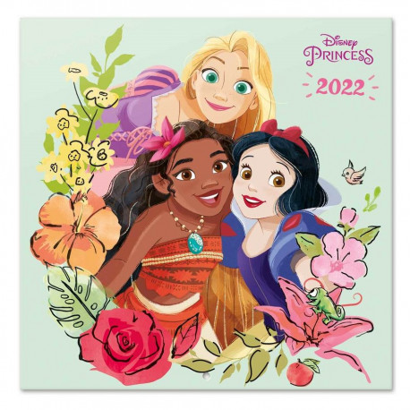 Calendario de pared 2022 con Princesas Disney