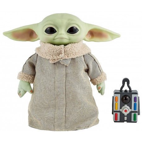 BABY YODA PELUCHE + CONTROL REMOTO 28 CM STAR WARS