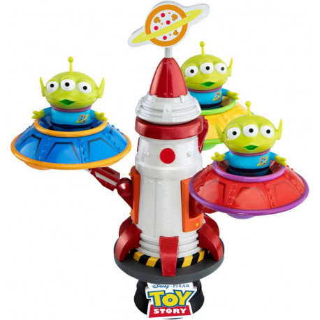 Diorama Toy Story D-Stage Alien OVNI Girador 16 cm