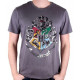Camiseta Hogwarts 4 casas Harry Potter