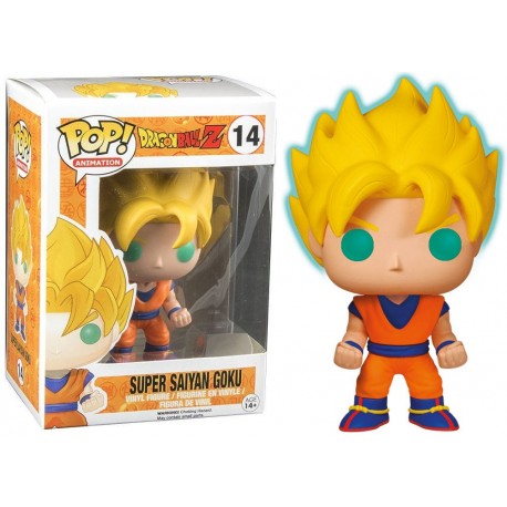 Figura POP! Goku Super Saiyan luminosa Dragon Ball