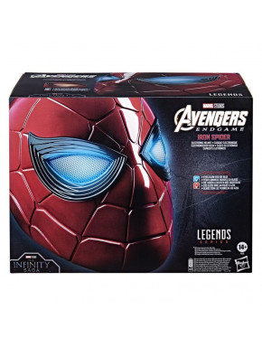 Réplica Casco Electrónico Spiderman Iron Spider Marvel