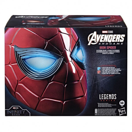 Réplica Casco Electrónico Spiderman Iron Spider Marvel