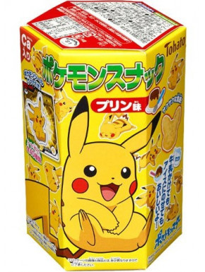 Snack de Pudding Pikachu Pokemon con Sticker