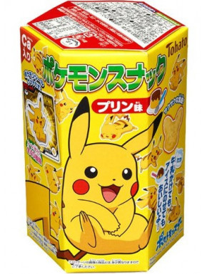 Pikachu Pokemon Snack avec autocollant saveur pudding