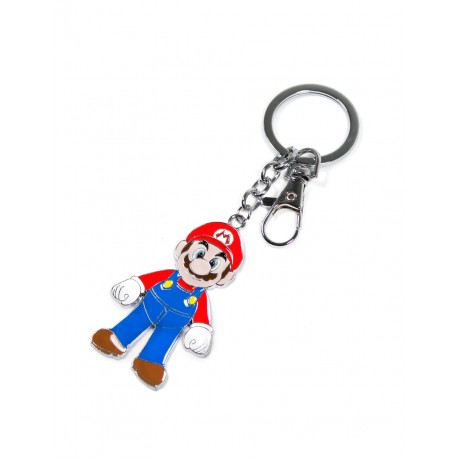 Super Mario keychain metal Mario