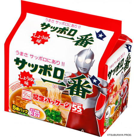 Sapporo Ichiban Soy Sauce Ramen Ultraman Design