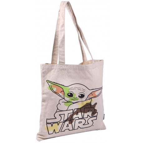Bolsa de tecido de The Mandalorian com The Child