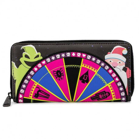 Cartera con cremallera Pesadilla antes de Navidad Ruleta Oogie Boogie