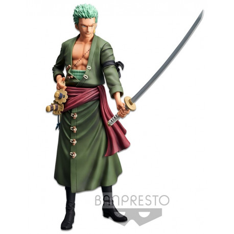 ONE PIECE - ZORO RORONOA - GRANDISTA Nero - 28 cm