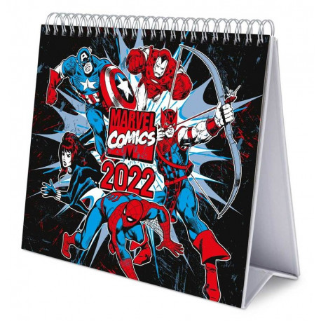 CALENDARIO DE ESCRITORIO DELUXE 2022 MARVEL COMICS