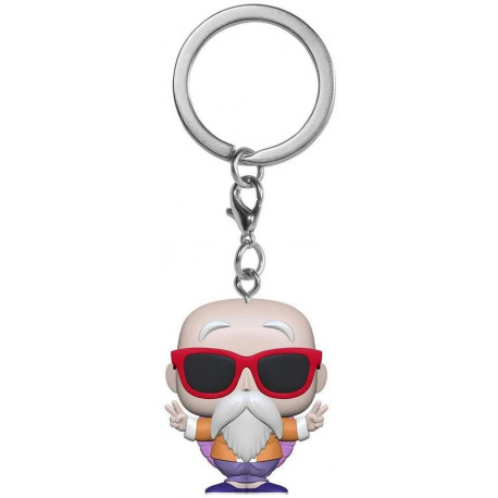 Dragon Ball Z Llaveros Pocket POP! Vinyl Master Roshi (Peace Sign) 4 cm Expositor (12)