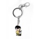 Ranma 1 ½ metal key ring