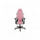 Silla Gaming DXRACER Serie Racing rosa/blanco
