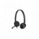 LOGITECH MICRO HEADPHONES H340 BLACK