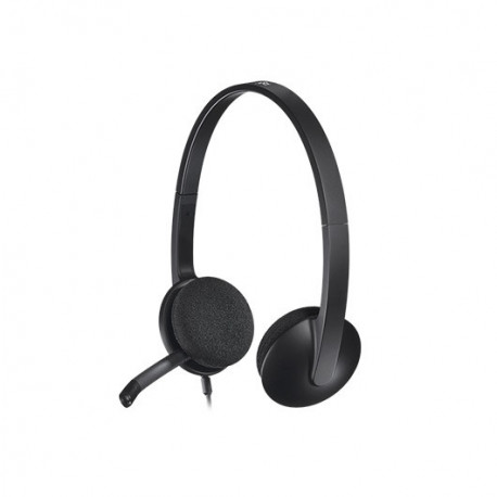 LOGITECH MICRO HEADPHONES H340 BLACK
