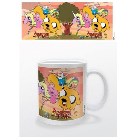 Taza Hora de Aventuras Rainicorn & Friends