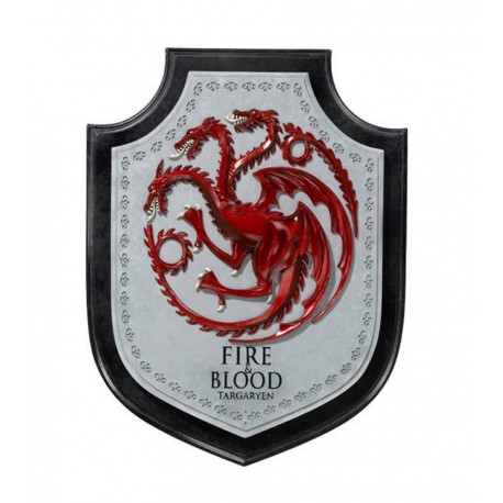 Game of Thrones Bouclier Targaryen Maison de la Crête