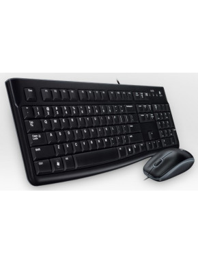 LOGITECH KEYBOARD+MOUSE MK120 BLACK
