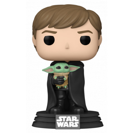 Funko Pop! Luke Skywalker con Baby Yoda The Mandalorian