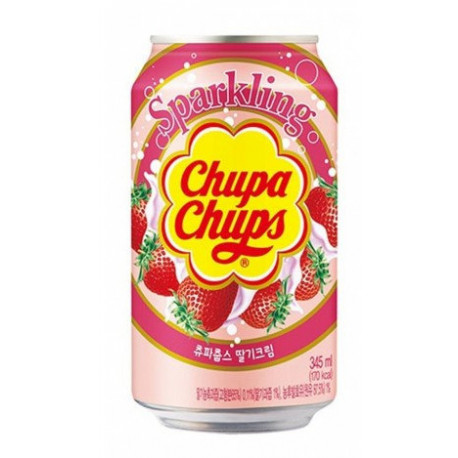 Refresco coreano Chupa-Chups Nata y Fresa