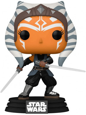 Funko Pop ! Ahsoka Tano avec Sables La Mandalorienne