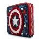 Marvel by Loungefly Monedero Captain America 80th Anniversary Floral Shield