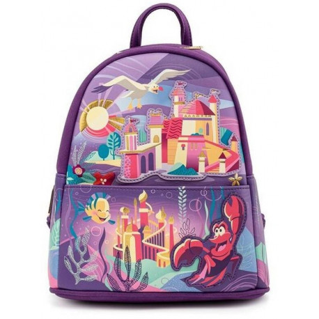 Mini Mochila La Sirenita Castillo