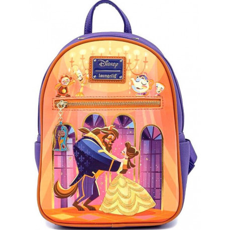 Mochila Baile La Bella y la Bestia Disney Loungefly 28cm