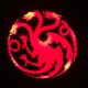 Game of thrones libro con la luce Targaryen