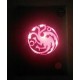 Game of thrones libro con la luce Targaryen